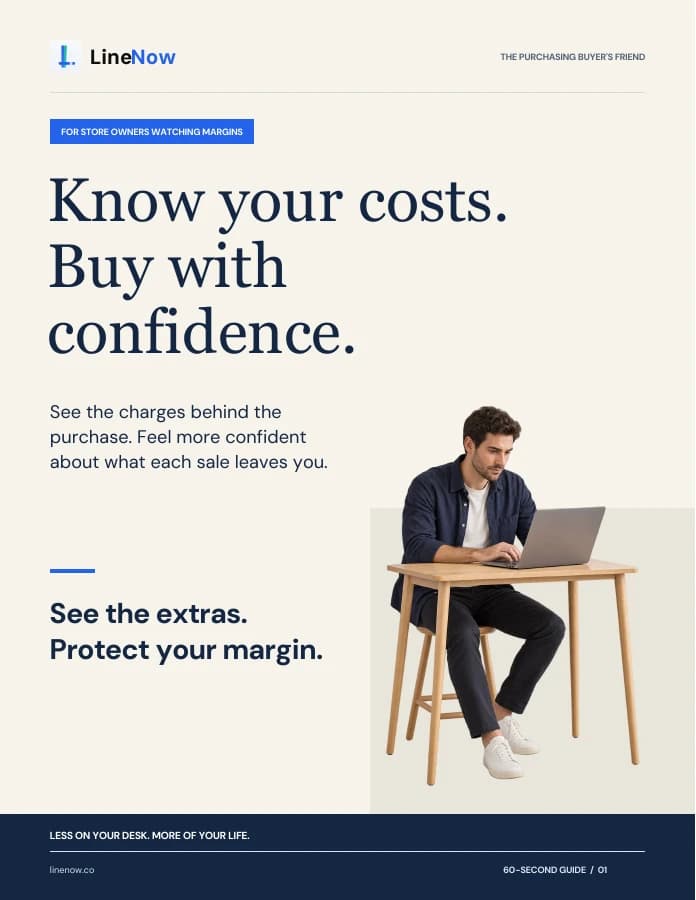 Cover of Know your costs. Buy with confidence.